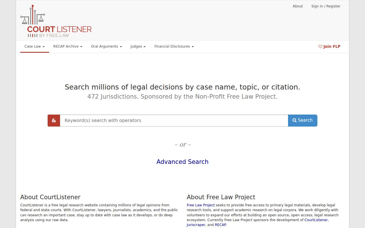 Adams County case search federal docket alternative