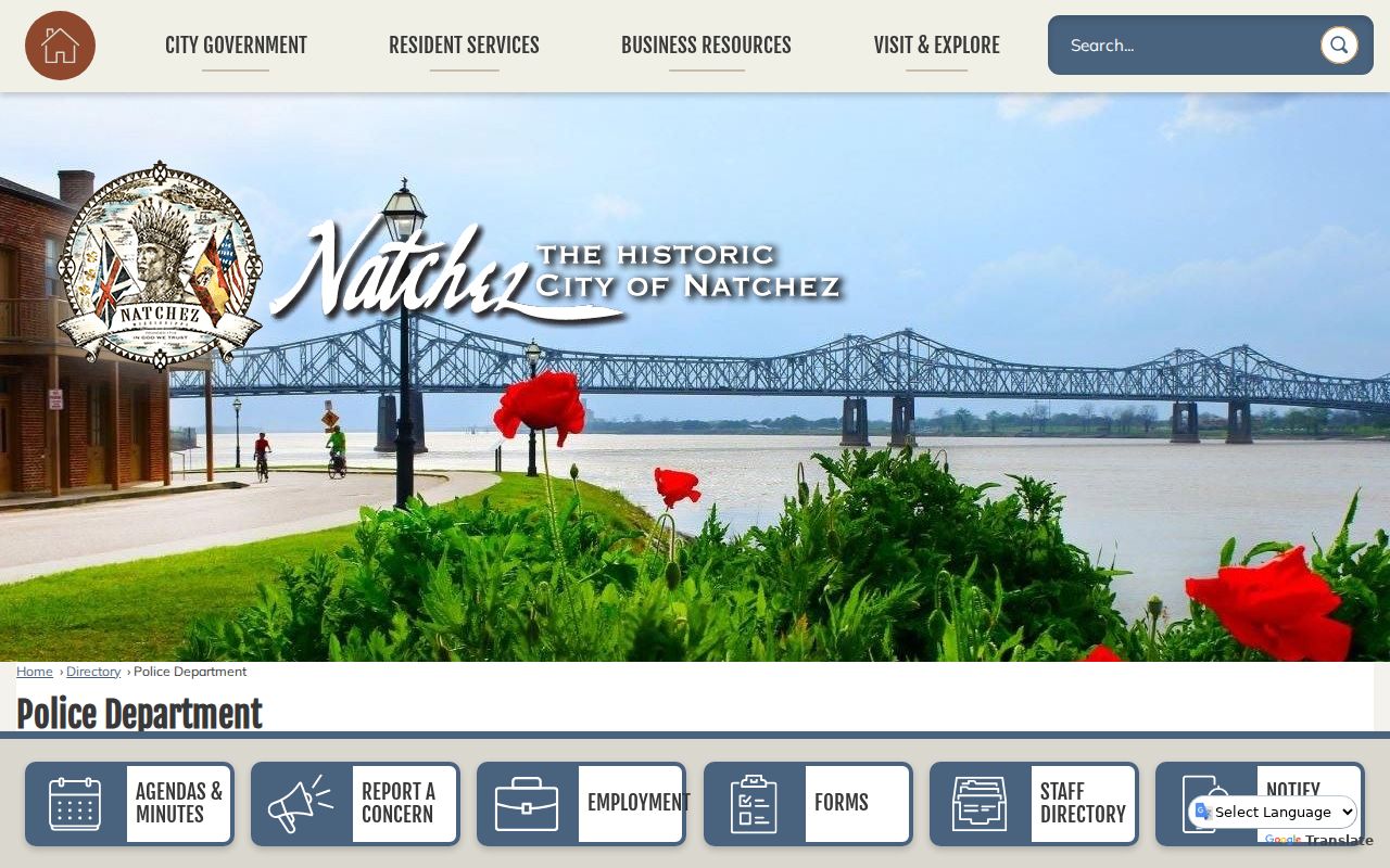 Natchez court records police and municipal court directory